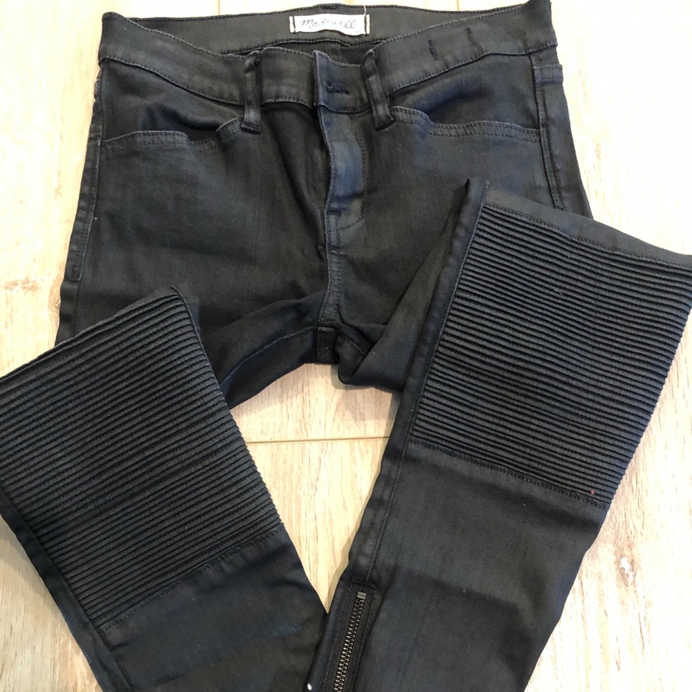 Madewell moto jeans